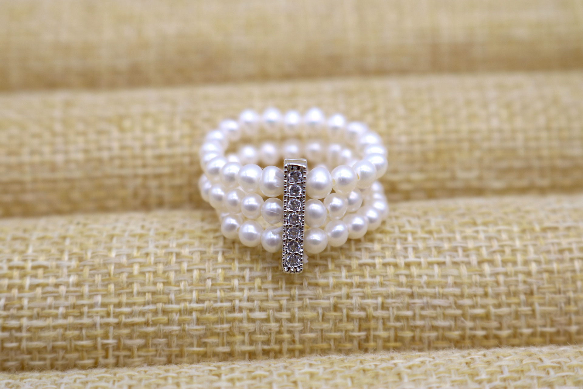 珍珠弹力手指饰品 xcv10