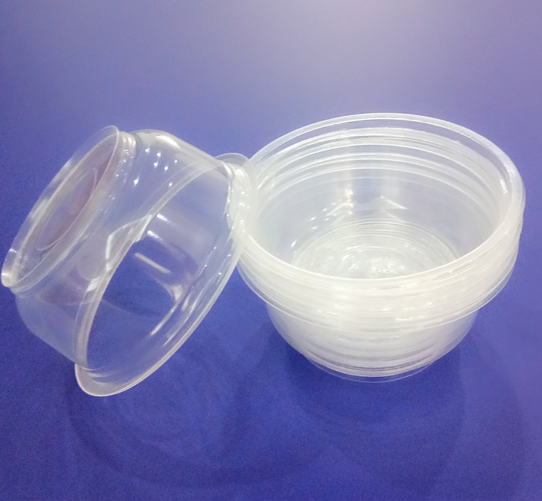 1000 华林加厚一次性pp透明塑料打包碗 15g 600个装