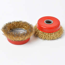 现货批发 角磨机配件不锈钢丝刷 打磨除锈碗型圆刷钢丝轮