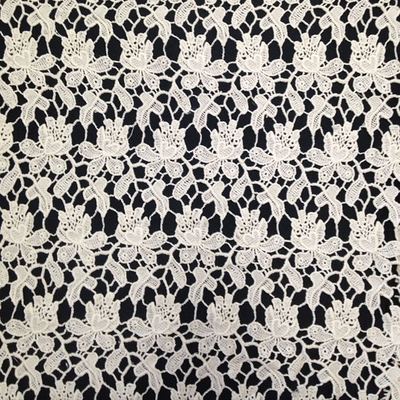 海帝实业 绿海花边 302棉刺绣 水溶工艺 满幅面料