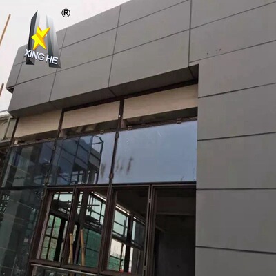 茂名铝塑板白银灰3mm4mm5mm6mm门头外墙灯箱广告装饰铝塑板