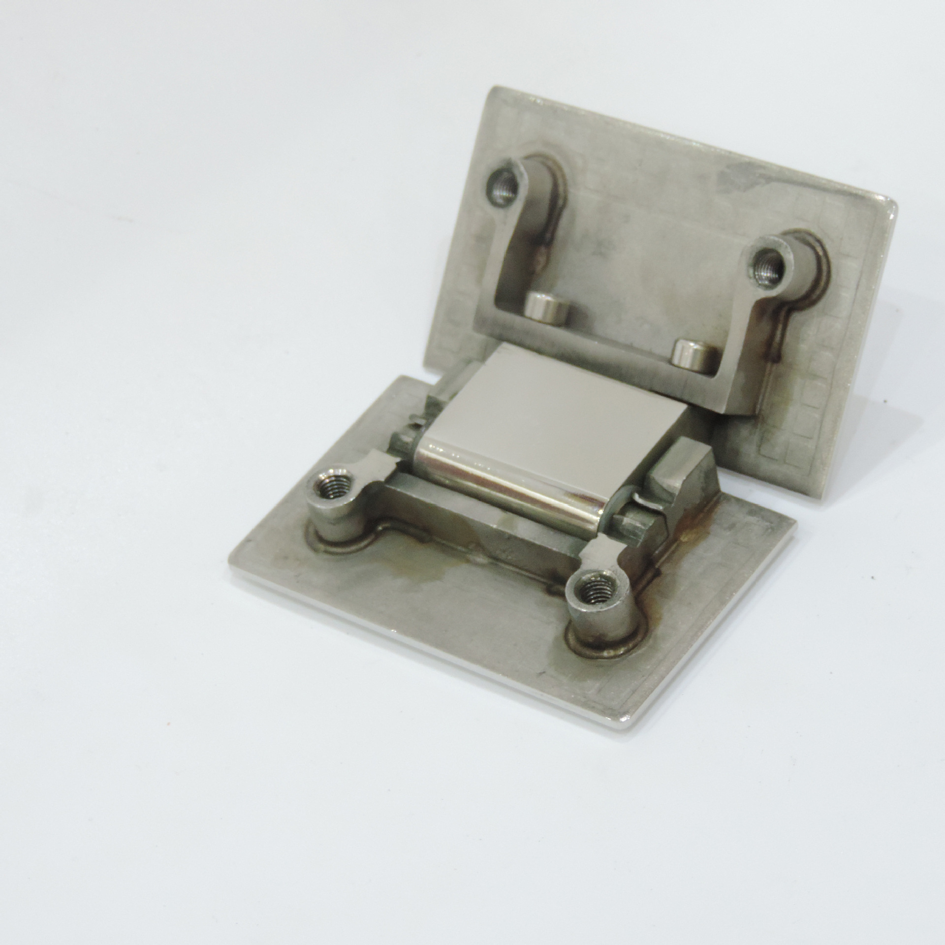 供应 卫浴五金 优质淋浴房合页 浴室玻璃夹 玻璃不锈钢五金配件-玻璃