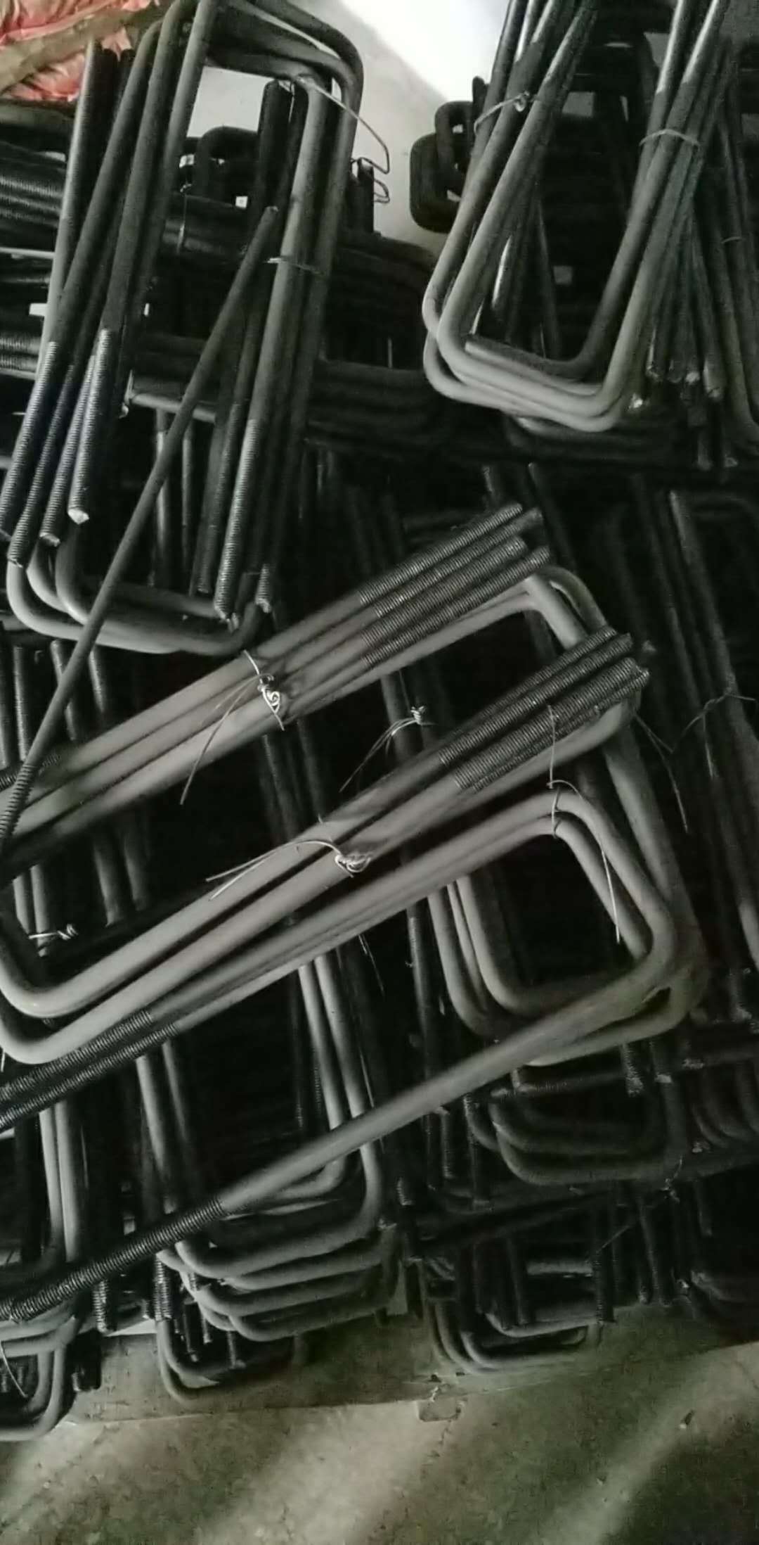 厂家加工定做 各种规格长度u型螺栓 u型螺杆 .按样品图纸定做_供应产