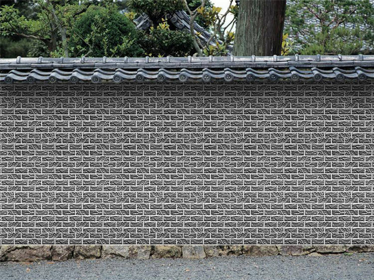 室外墙壁复古砖纹装饰墙3d立体防水加厚软包仿古砖宾馆酒店墙贴