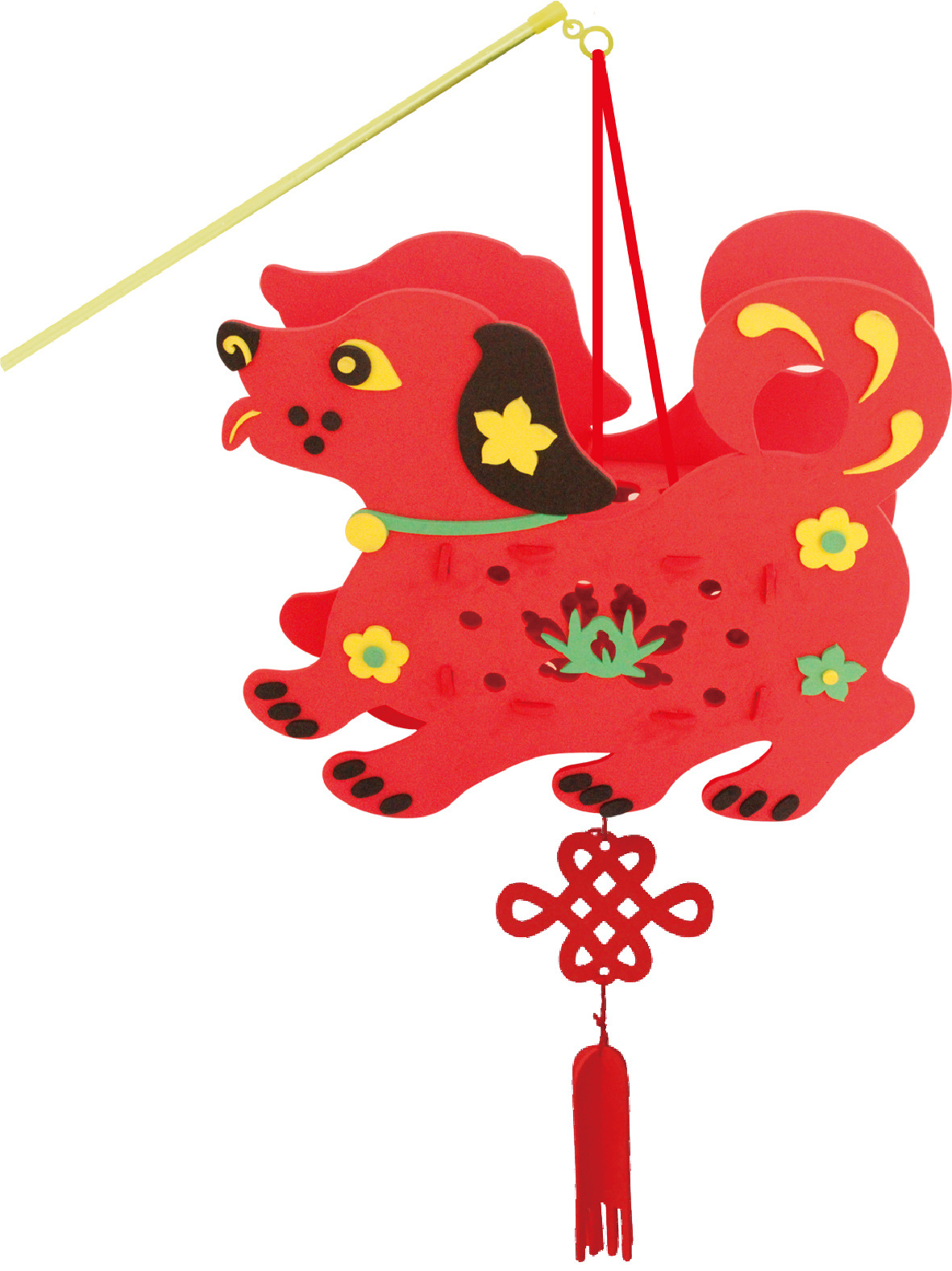 儿童手工灯笼新年春节中秋元宵喜庆diy宫灯eva制作材料金翅膀玩具