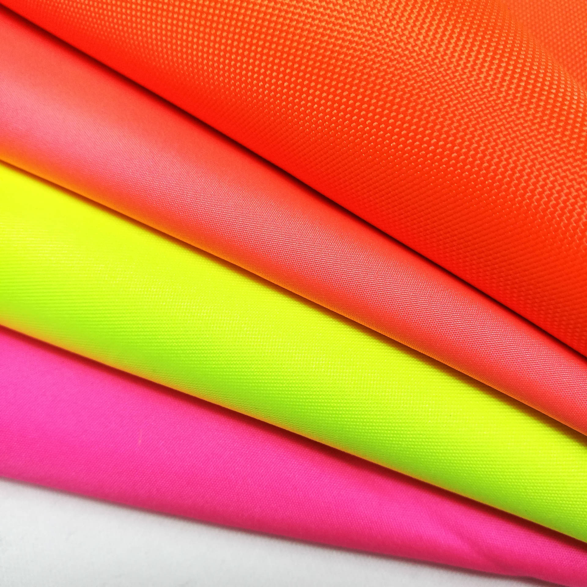 涤纶梭织荧光布户外环卫工马甲交通制服防雨外套荧光反光面料