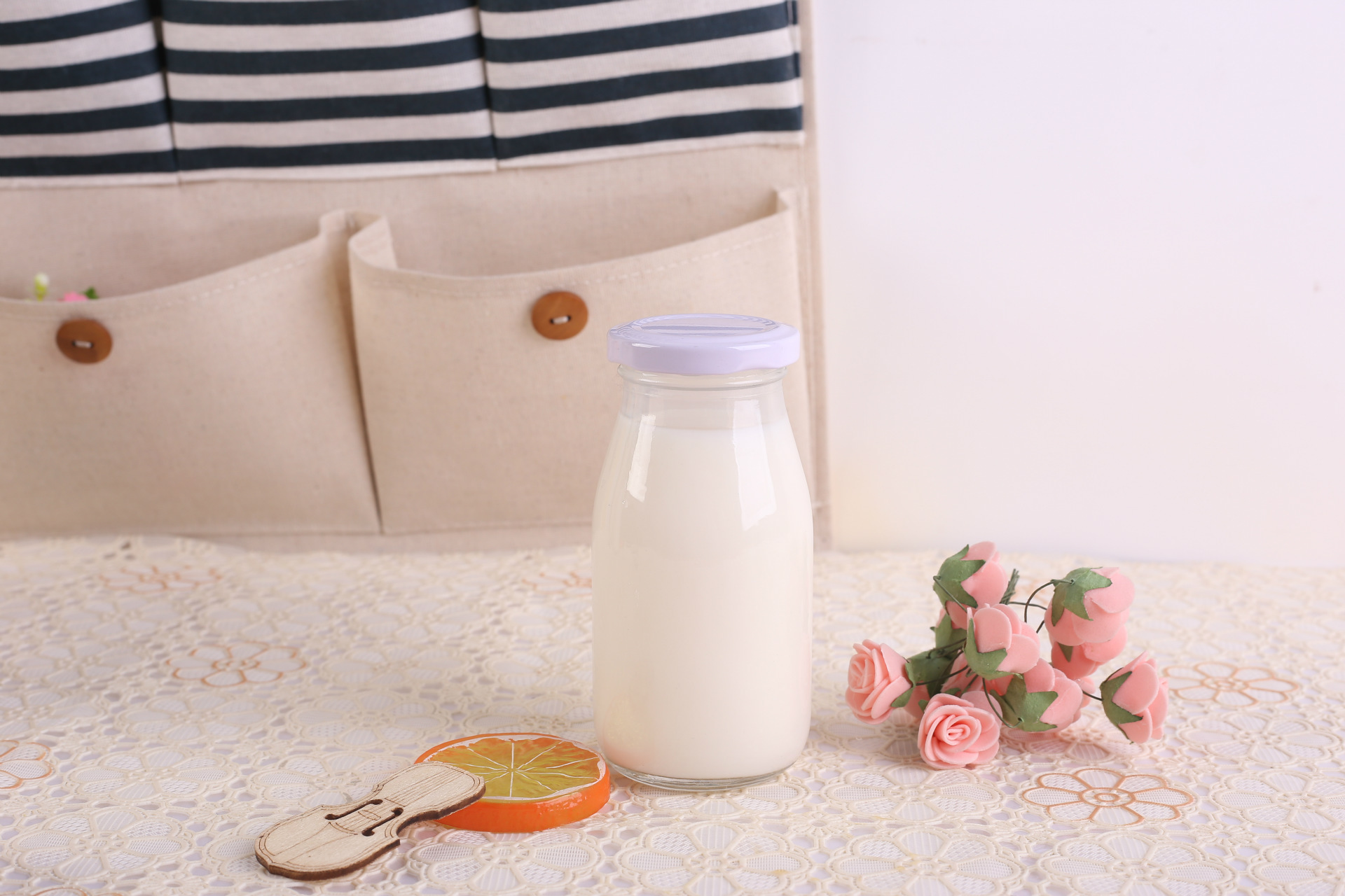 批发250ml玻璃瓶牛奶瓶鲜奶瓶酸奶瓶布丁瓶奶吧专用瓶可定制logo