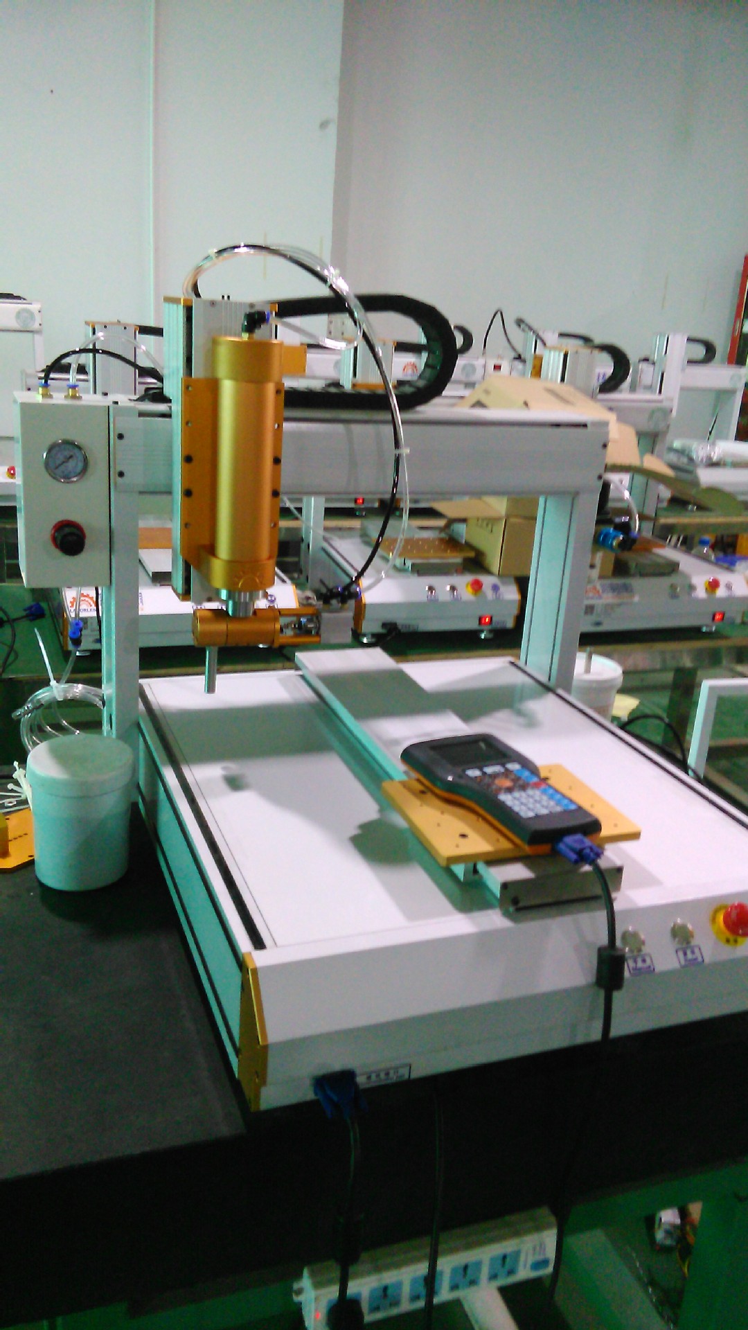 密封胶双枪桌面式三轴平台全自动点胶机 涂胶灌胶涂油机