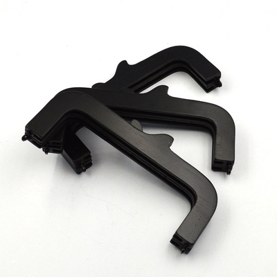 厂家供应新款时尚黑色木夹口金多色木夹提手木手挽手提包手挽配件