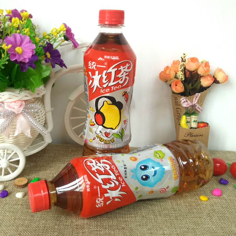 批发统一冰红茶500ml*15瓶整箱企业采购休闲茶品备用