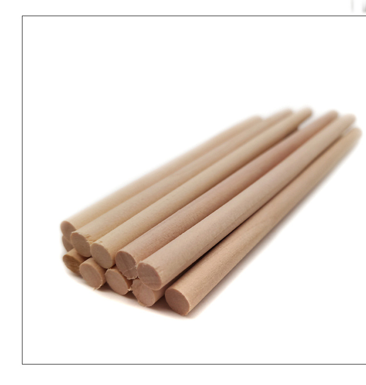 实木圆木棒 家具榉木木棒加工定制 diy工艺品 木头棒摆件厂家批发