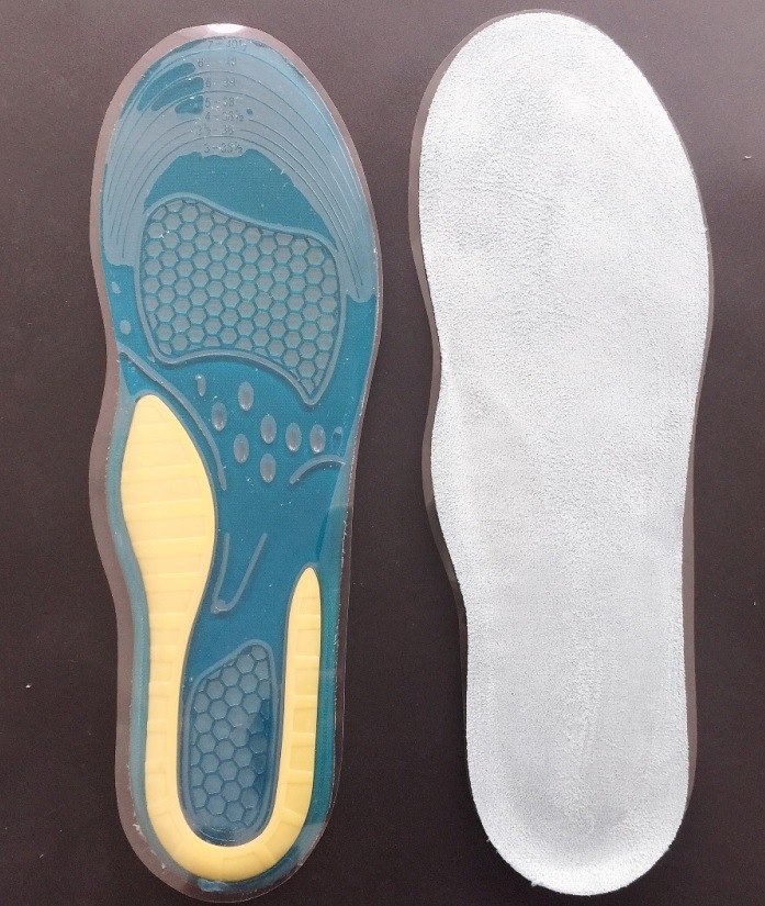 硅胶鞋垫 可自由裁剪双色跑步运动鞋垫