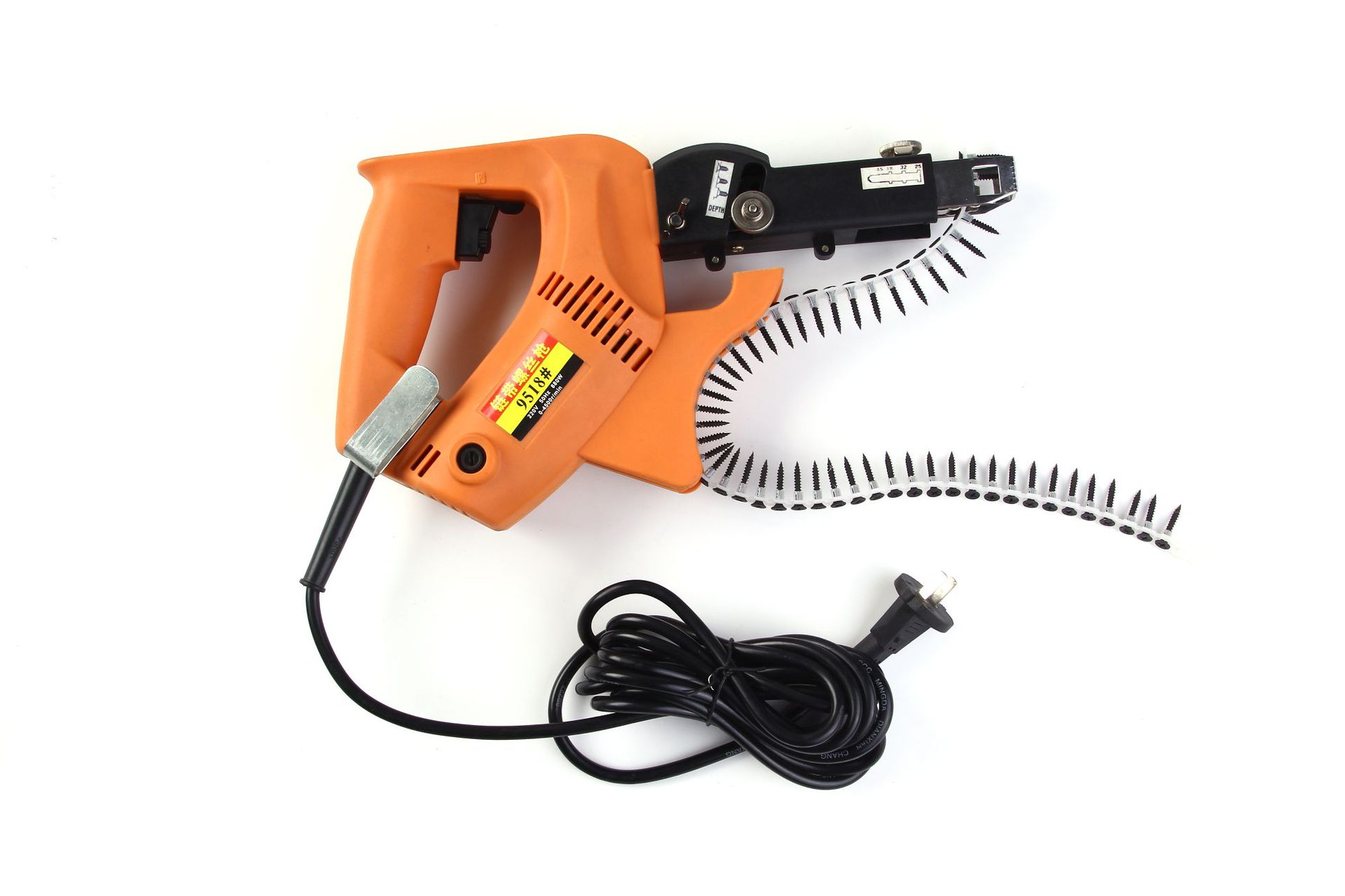 电动链带螺钉枪自动连发钻螺丝钉枪手电钻充电式木工射钉器螺钉枪