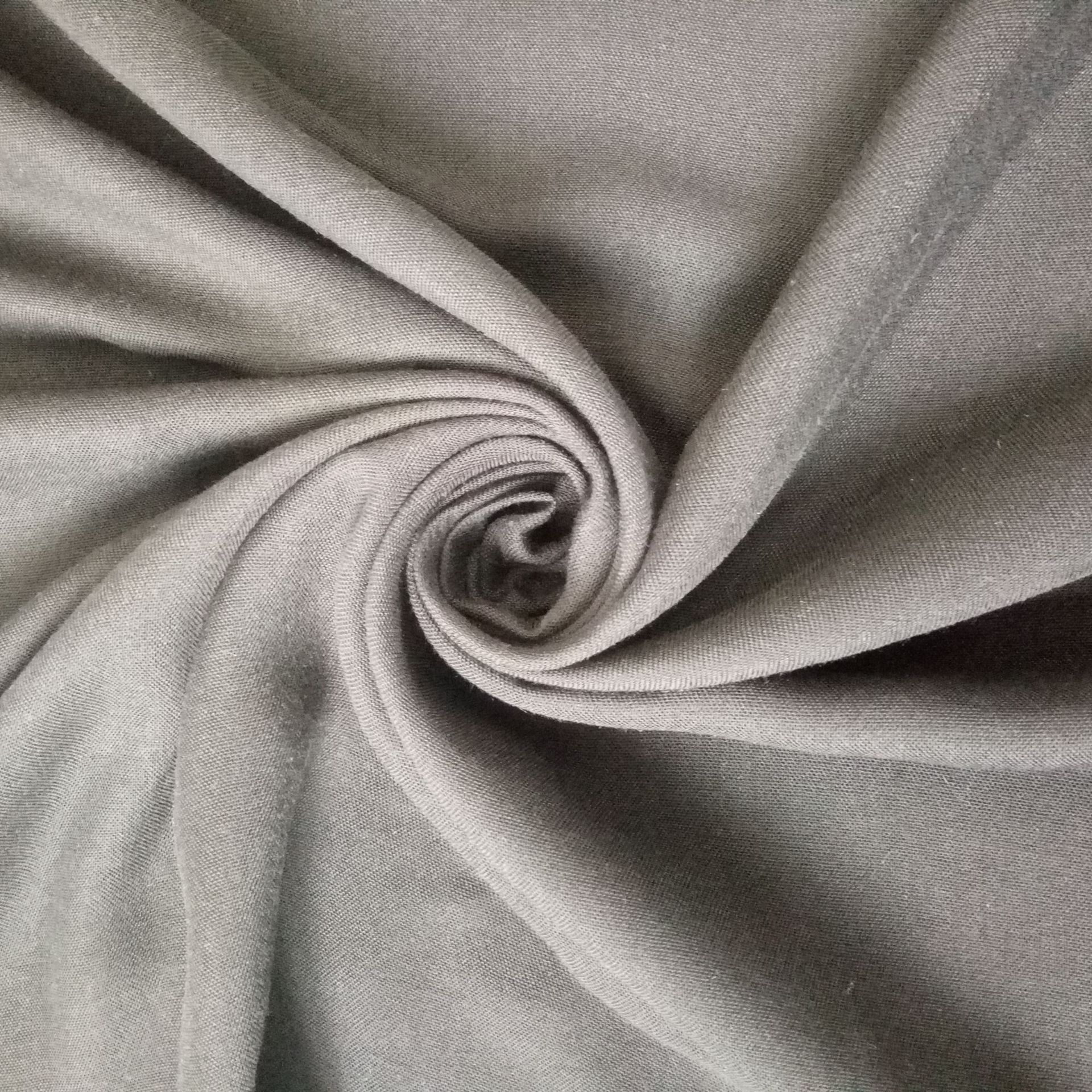 供应女装面料 人棉纱布 60*30/60*40 轻薄型 透视款 深咖色 新品