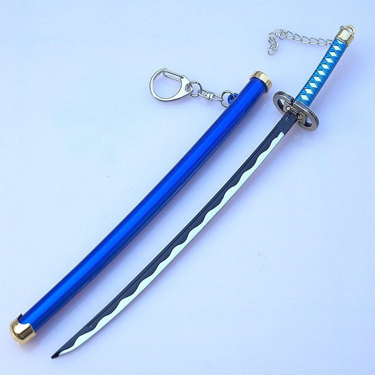 动漫武器卍解市银丸红姬冰轮丸千本樱袖白雪兵器带剑鞘钥匙扣挂件