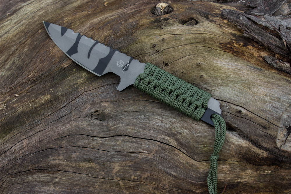 ht挺进者小直刀 现货户外战术刀 野外求野营刀 丛林迷彩小猎刀