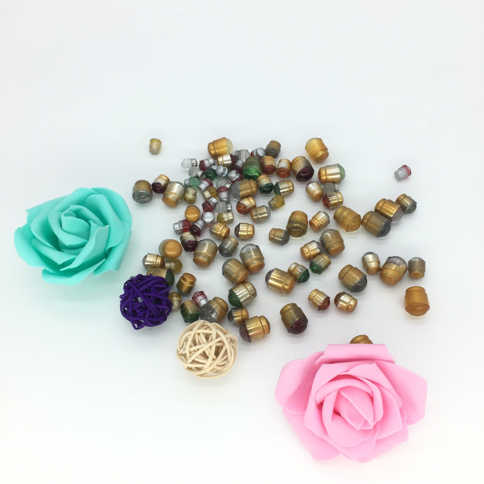 猫眼石反射道钉减速带玻璃珠猫眼反光珠8mm10mm13mm