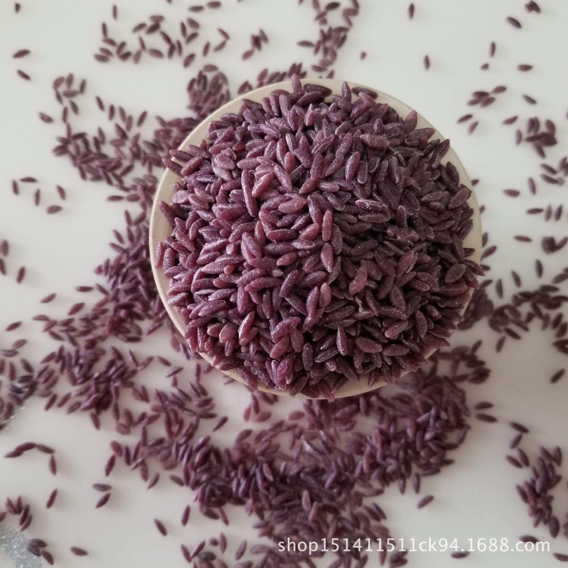 现货供应紫薯米营养杂粮米稻谷米早餐米粗粮 紫薯米 袋装25kg