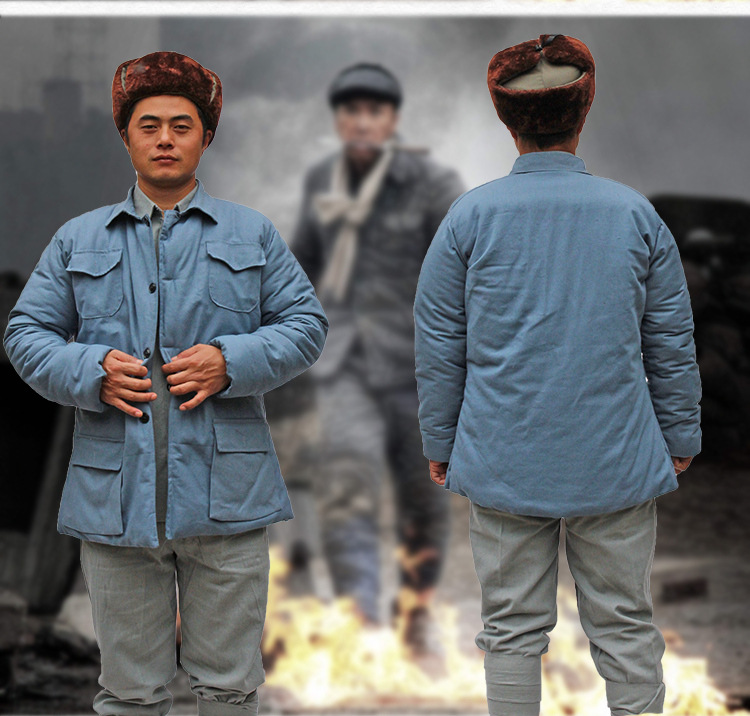 八路军棉袄棉裤红军大衣对禁大褂49式50式将校军大衣影视老式军装