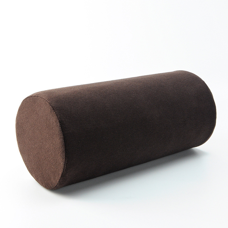 汽车圆柱头枕车用护颈枕头靠枕驾驶座椅圆形枕头靠枕记忆棉颈椎枕