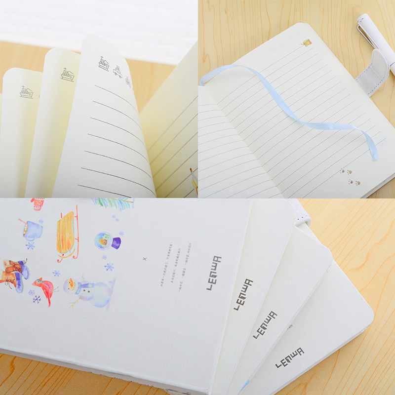 鸿源文具 联华私旅时光磁扣本精装本笔记本a5手账本 彩页本 日记