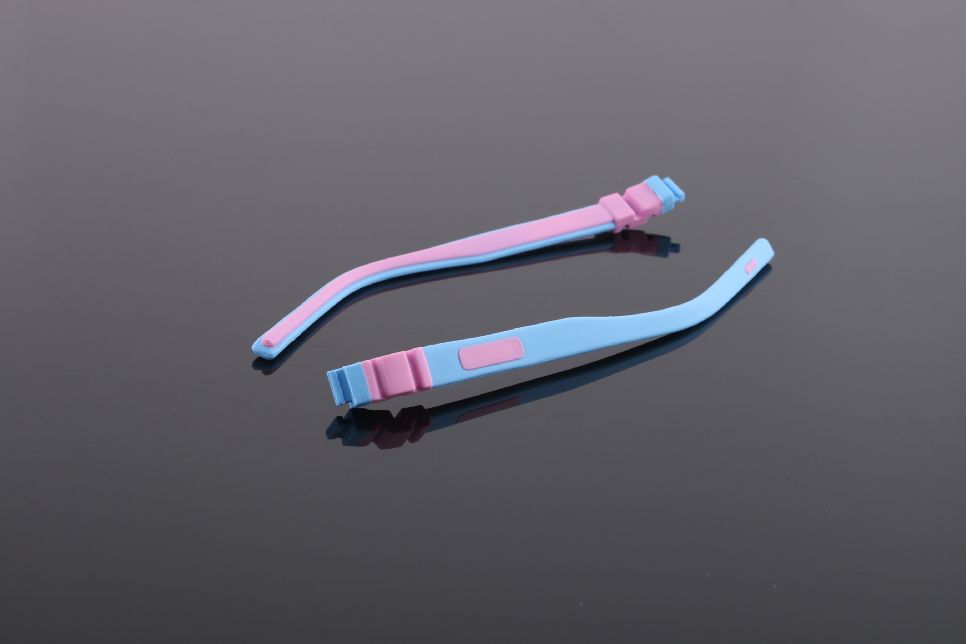 多色可选儿童硅胶眼镜腿卡扣式彩色硅胶镜腿一对儿童眼镜腿