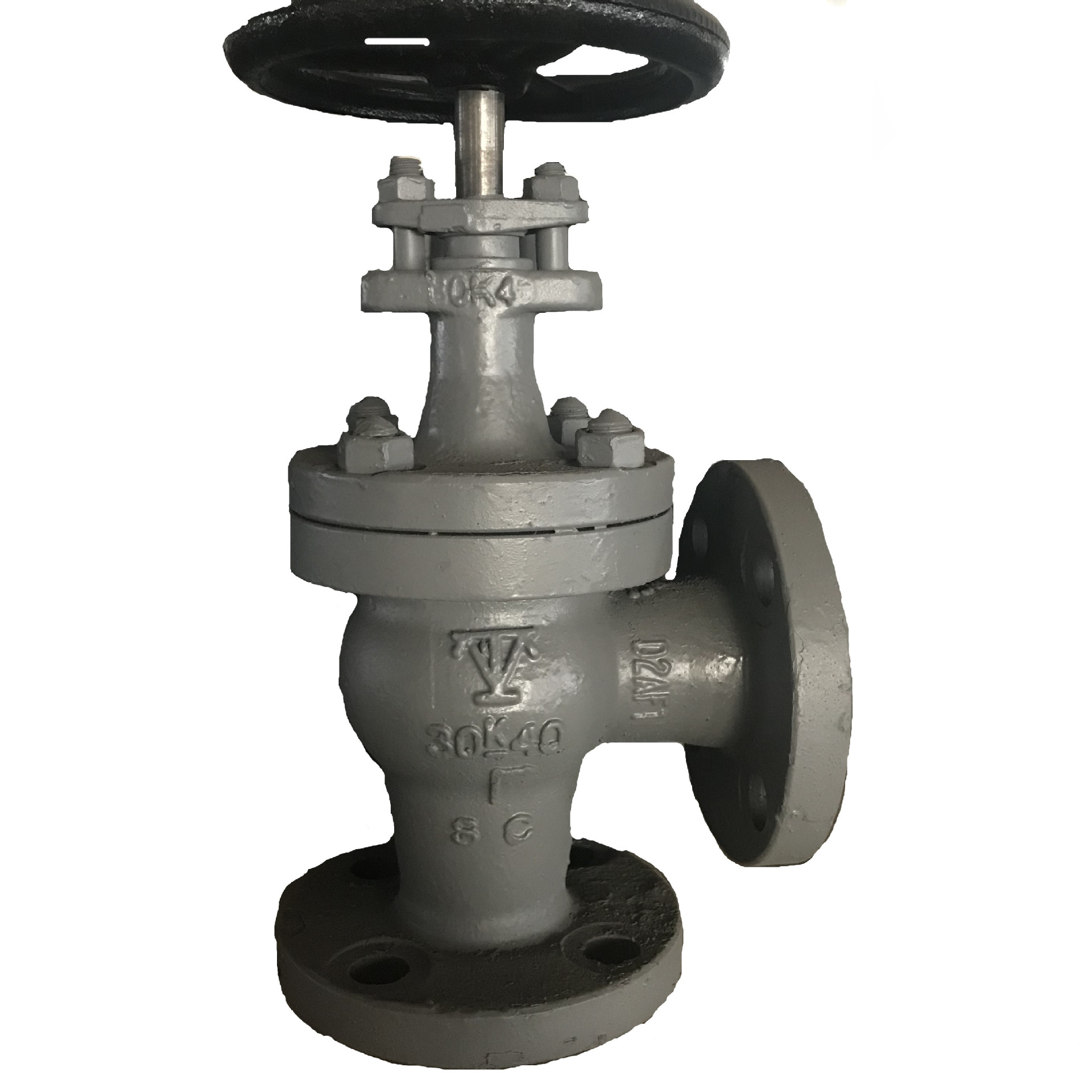 日标铸钢直角空气阀 f7475 30k 截止阀角体铸钢