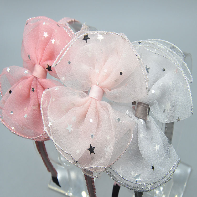 唯美花童韩国发卡儿童发饰网纱发箍可爱女童头箍宝宝小女孩头饰