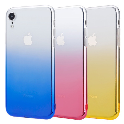 苹果iphone xr手机壳 iphonexs渐变色iphone xs max手机壳