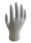 供应赛立特DL6202一次性白色防化防水耐油无粉麻面乳胶防护手套