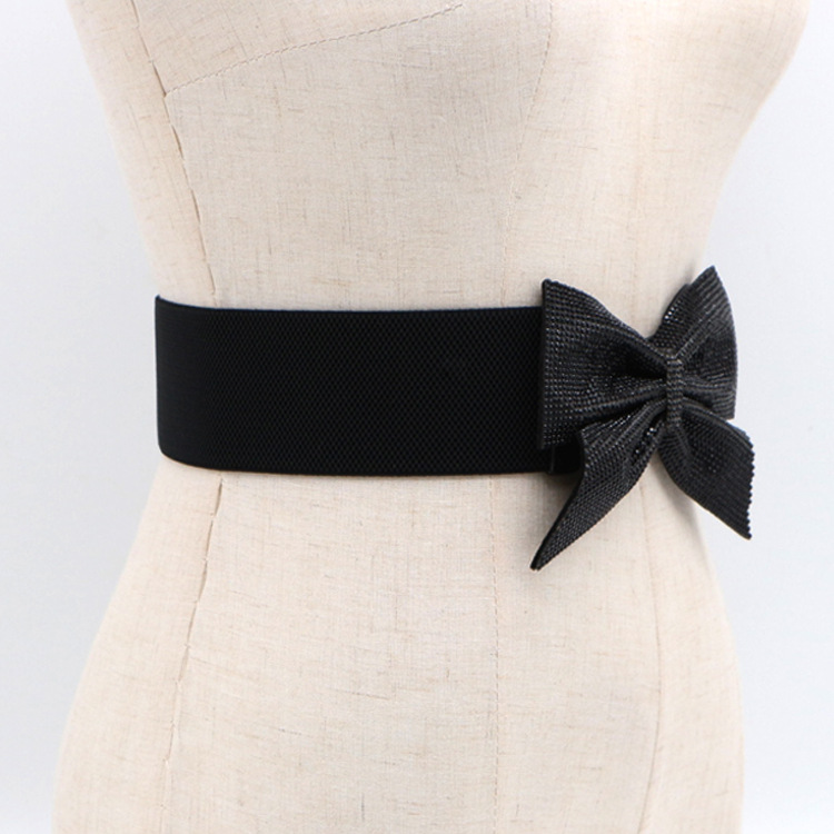 新娘婚纱礼服配饰腰封 高端纯手工镶钻腰带 连衣裙百搭松紧宽腰封