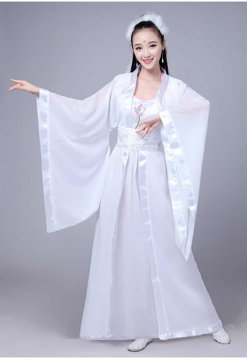 成人古装戏服白素贞古装演出服白蛇传新白娘子传奇小龙女仙女服