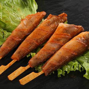 新鲜熟冰鱼深海南极冰鱼串出口品质酒店烧烤自助餐食材香辣冰鱼串