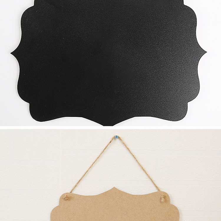 创意迷你菜单挂饰小黑板 店铺木制公告板 咖啡馆艺术家用留言板