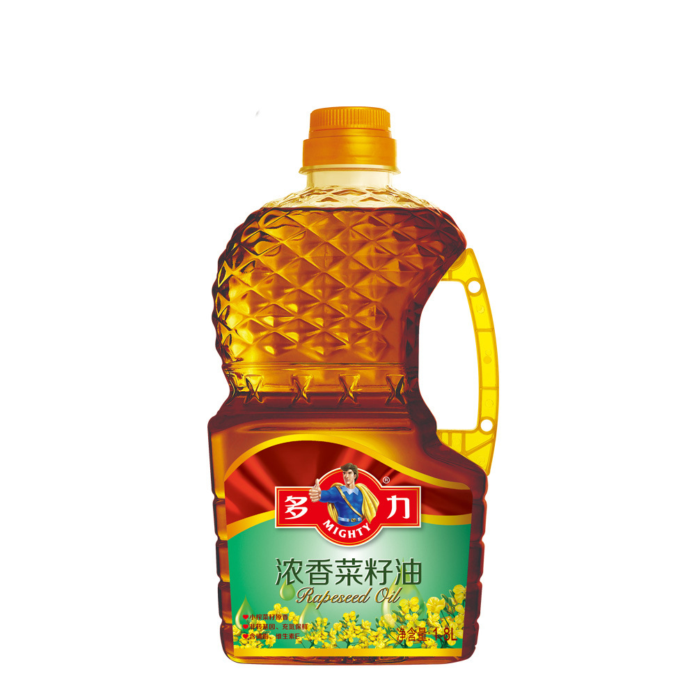 8l多力浓香菜籽油 物理压榨菜籽油食用油 食用油粮油