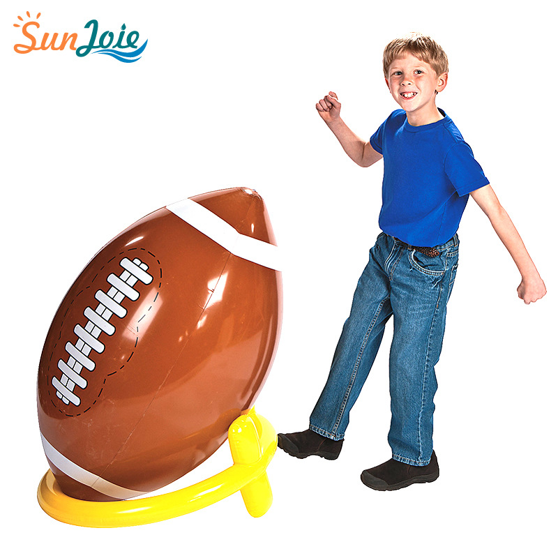 Manufacturers Supply PVC Inflatable Rugby Ball Toy Football Basketball Rugby Suit American Inflatable Rugby Ball