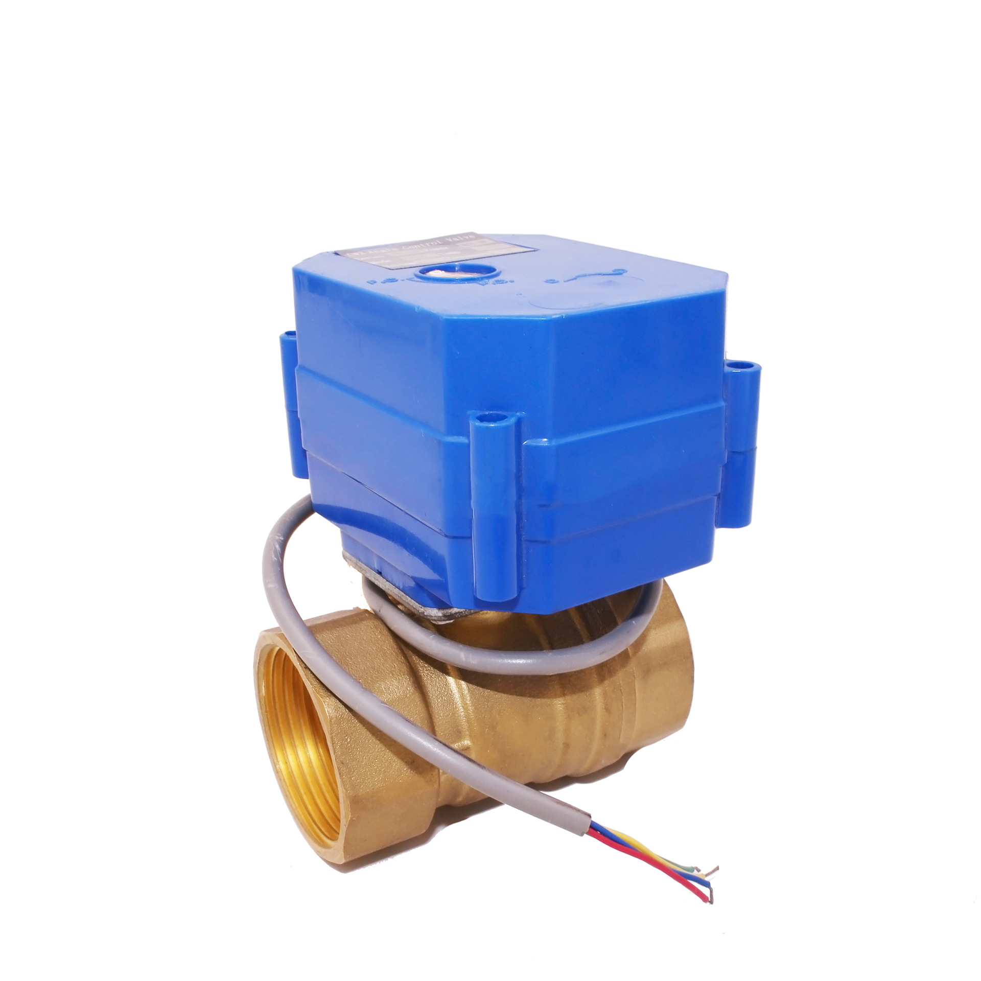 cwx阀门厂家特价 1寸2大扭矩电动铜球阀 cr02三线两控水控阀门