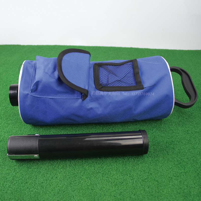 高尔夫捡球器捡球筒拾球筒golf场用品铝合金球筒大容量70粒3色