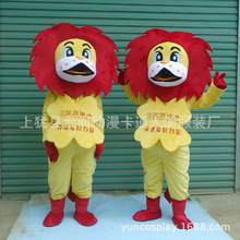 狮子卡通人偶服装东风标致狮子玩偶服活动人偶广告道具服