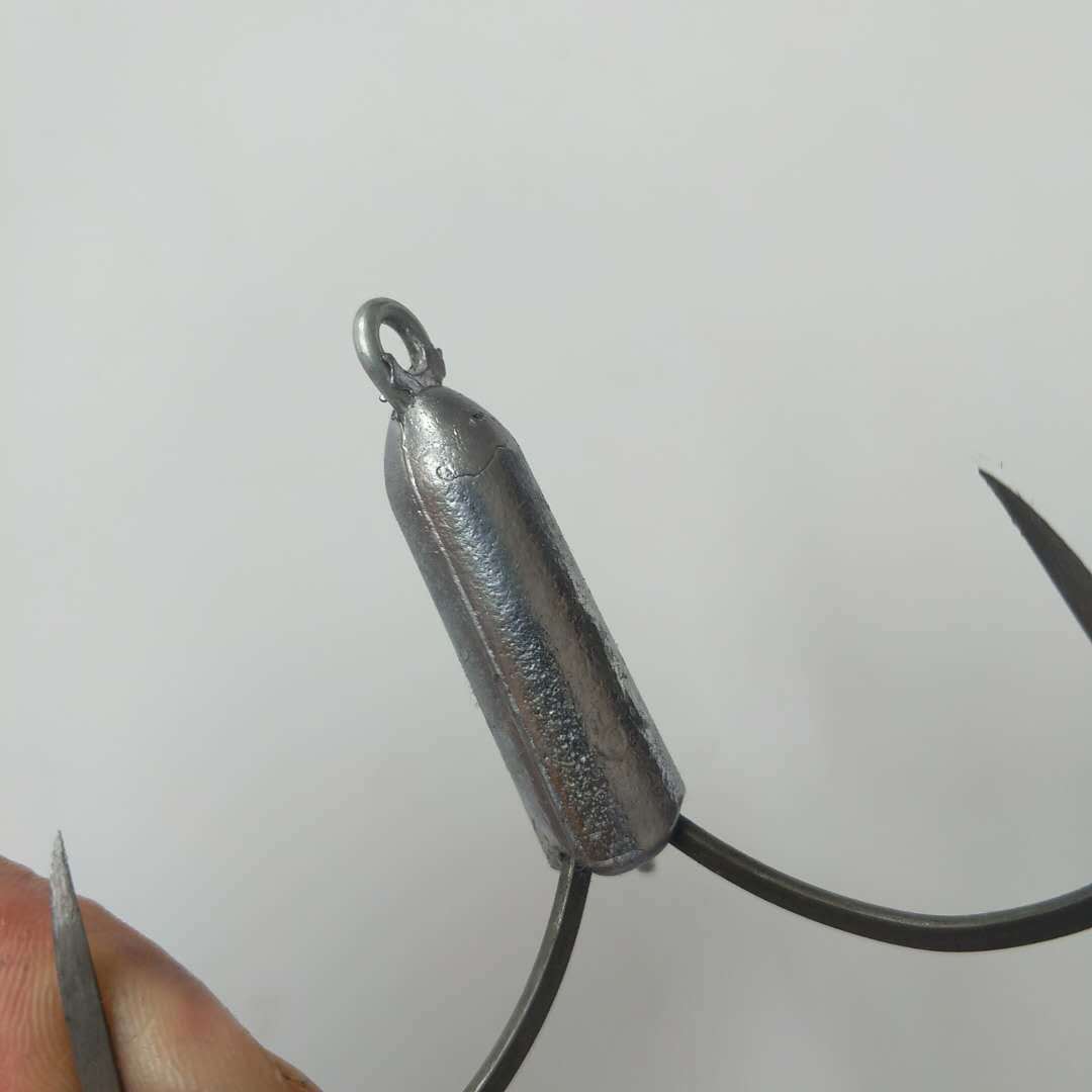正品手研带铅锚钩 刀锋三爪钩 挂鼻一体大号锚鱼钩挂鱼钩锋利防锈