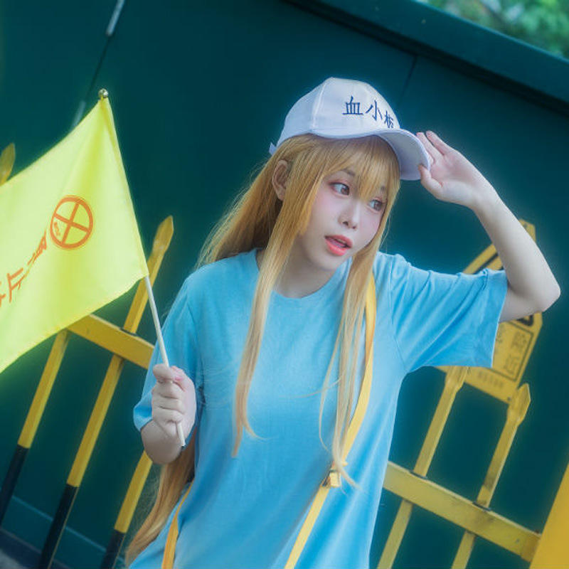 工作细胞血小板cosplay衣服帽子短裤道具鞋子旗子动漫 代发