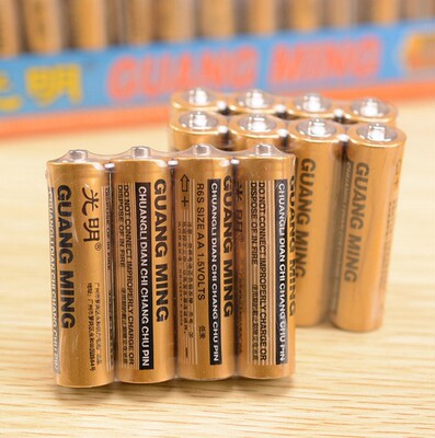 成人用品器具专用电池光明电池 正品白象电池5号7号 一件代发阳