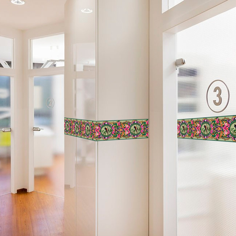 pvc自粘欧式踢脚线腰线厨房卫生间瓷砖贴墙贴客厅边角贴10cmx10米