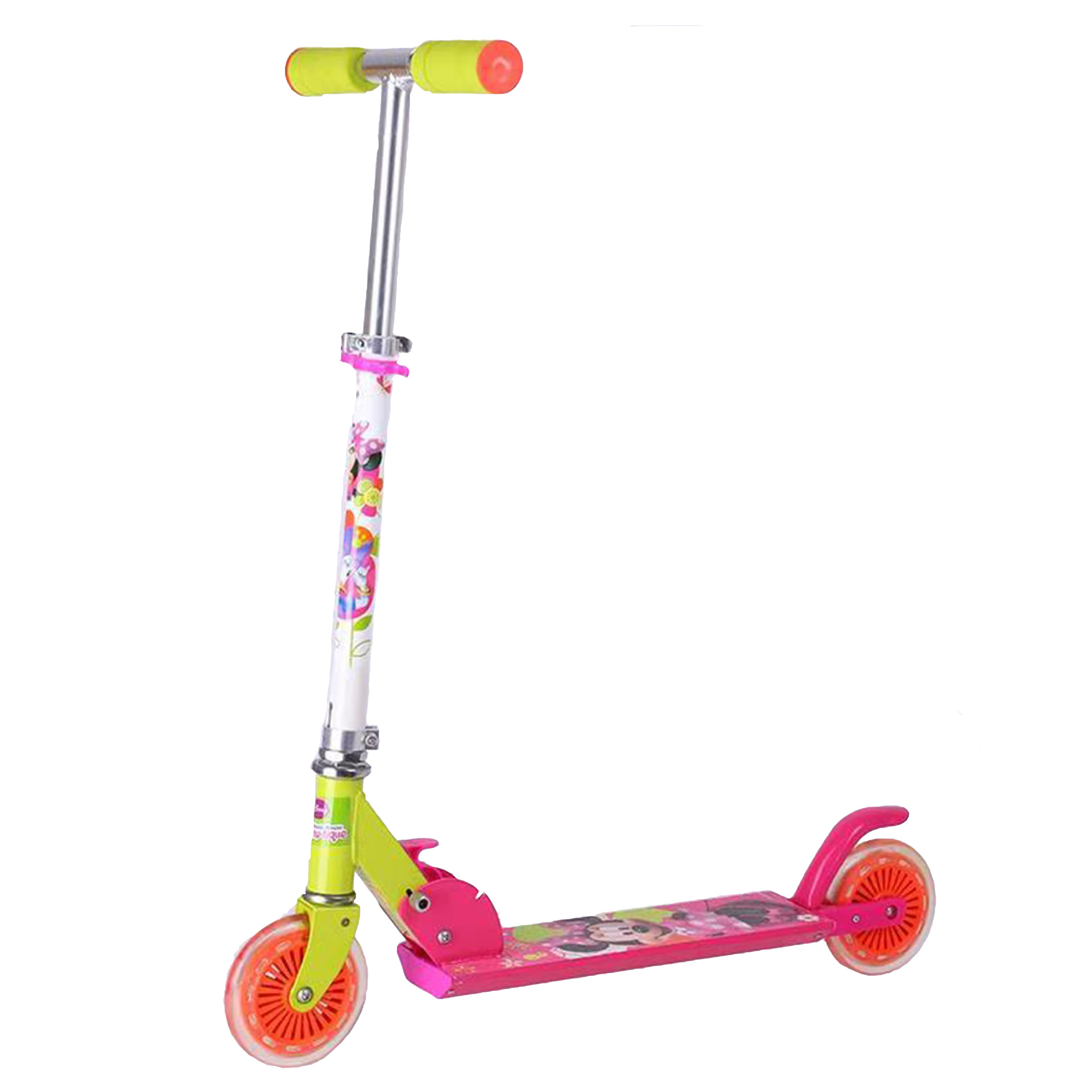 厂家直销卡通儿童滑板车 可升降折叠滑板车 二轮脚踏滑板车 定制