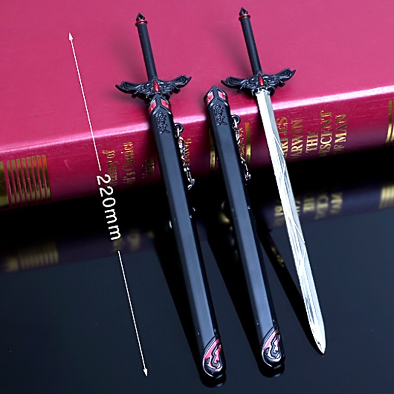 动漫周边兵器江澄蓝忘机避尘剑魏无恙金凌剑铃铛笛子带鞘剑武器