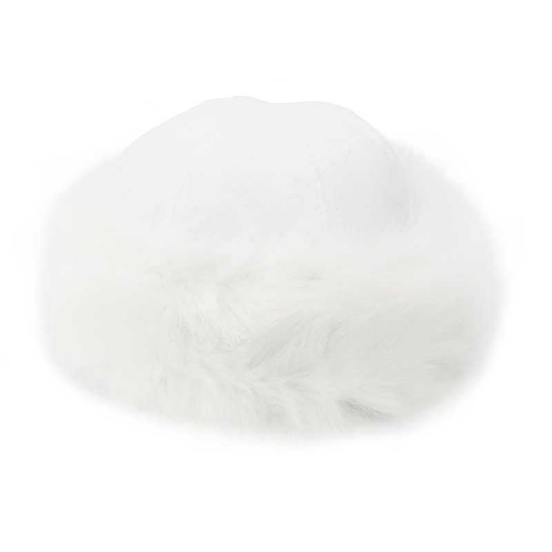 Best Seller in Europe and America Ethnic Style Mongolian Bag Imitation Fox Fur Hat Fur Hat Men and Women Fleece Lined Padded Warm Keeping Hat