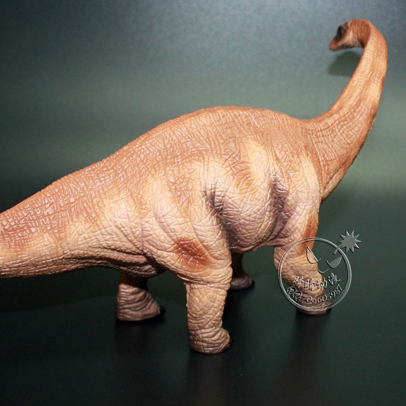 批发供应apatosaurus侏罗纪晚期恐龙迷惑龙黄5寸