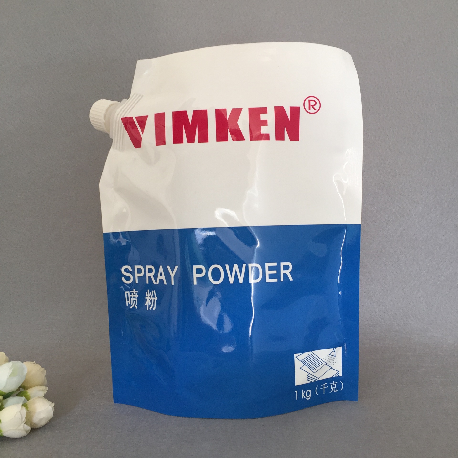 乳胶漆塑料袋装厂家订做 5升砂浆/防水涂料袋 diy果汁吸嘴自立袋