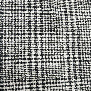 黑白粗纺格子 千鸟销量款