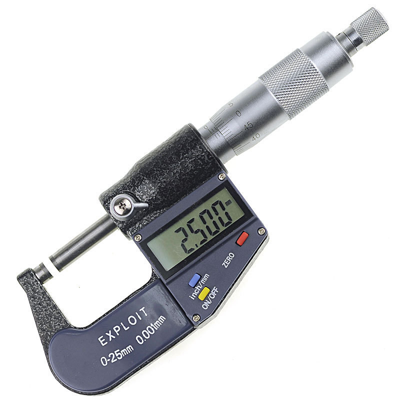 exploit 数显千分尺 外径千分尺 0-25mm 25-50mm 测量工具 224002